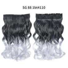 Load image into Gallery viewer, one-piece long wavy  heat resistant clip in hair extensions sg88-1bt4110
