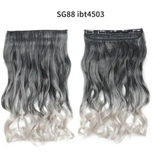 Load image into Gallery viewer, one-piece long wavy  heat resistant clip in hair extensions sg88-1bt4503
