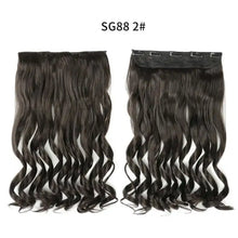 Load image into Gallery viewer, one-piece long wavy  heat resistant clip in hair extensions sg88-2
