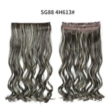 Load image into Gallery viewer, one-piece long wavy  heat resistant clip in hair extensions sg88-4h613
