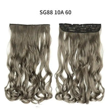 Load image into Gallery viewer, one-piece long wavy  heat resistant clip in hair extensions sg88-10a 60
