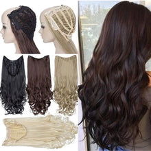 Load image into Gallery viewer, one-piece u part clip in hair extension
