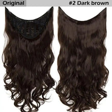 Load image into Gallery viewer, one-piece u part clip in hair extension 1344 / 24inches / canada
