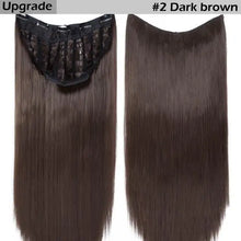 Load image into Gallery viewer, one-piece u part clip in hair extension 1453 / 24inches / canada
