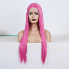 Load image into Gallery viewer, plink heat resistant hair synthetic lace front cosplay wig
