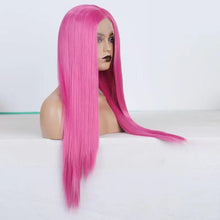 Load image into Gallery viewer, plink heat resistant hair synthetic lace front cosplay wig
