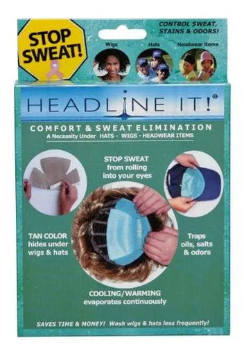package of sweat resistant wig and hat liners