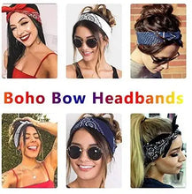 Load image into Gallery viewer, paisley printed fashion headband &amp; hair scrunchies accessories set
