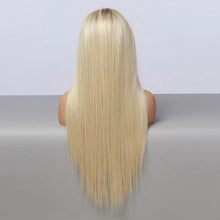 Load image into Gallery viewer, pandora long straight light beige blonde lace wig
