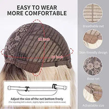 Load image into Gallery viewer, penelope transitional dark root to light blonde long heat resistant hair wig
