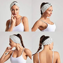 Load image into Gallery viewer, polka dot cross &amp; assorted prints headband set for women color 6
