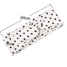 Load image into Gallery viewer, polka dot cross &amp; assorted prints headband set for women
