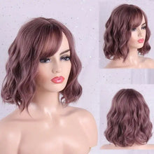 Load image into Gallery viewer, quinn wavy heat resistant bob wig 612-68-361

