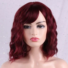 Load image into Gallery viewer, quinn wavy heat resistant bob wig
