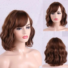 Load image into Gallery viewer, quinn wavy heat resistant bob wig 10-12-30
