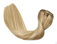 Load image into Gallery viewer, remy clip in human hair extensions -15inch 7pcs set
