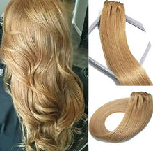 Load image into Gallery viewer, remy clip in human hair extensions -15inch 7pcs set
