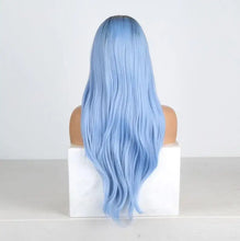 Load image into Gallery viewer, renegade | ombre blue two tone  glueless lace wig

