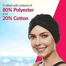 Load image into Gallery viewer, reversible knot terry cloth turban head cover
