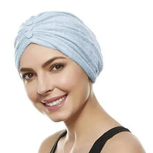 Load image into Gallery viewer, reversible knot terry cloth turban head cover
