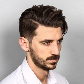 rick european human hair replacement system hairpiece toupee