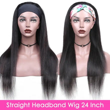 Load image into Gallery viewer, rosetta straight long headband wig - human  hair
