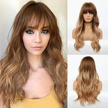 Load image into Gallery viewer, savanna ombre honey blonde heat friendly wig ombre honey blonde
