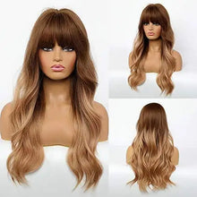 Load image into Gallery viewer, savanna ombre honey blonde heat friendly wig
