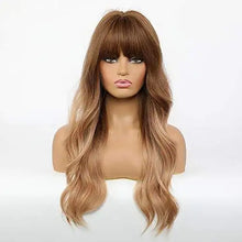 Load image into Gallery viewer, savanna ombre honey blonde heat friendly wig

