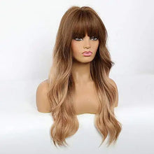 Load image into Gallery viewer, savanna ombre honey blonde heat friendly wig
