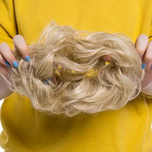 Load image into Gallery viewer, scrunchie hair bun extension updo hairpiece
