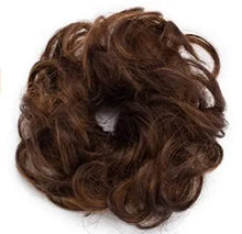 Load image into Gallery viewer, scrunchie hair bun extension updo hairpiece

