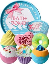 Load image into Gallery viewer, shea &amp; cocoa handmade bath bombs gift set sweet and romantic gift
