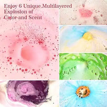 Load image into Gallery viewer, shea &amp; cocoa handmade bath bombs gift set
