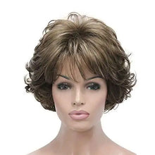 Load image into Gallery viewer, short layered prestyled synthetic wig
