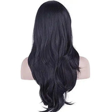 Load image into Gallery viewer, side swept bangs long heat resistant wig
