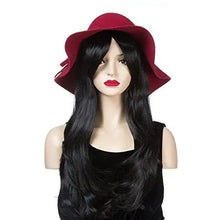 Load image into Gallery viewer, side swept bangs long heat resistant wig
