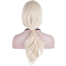 Load image into Gallery viewer, side swept bangs long heat resistant wig
