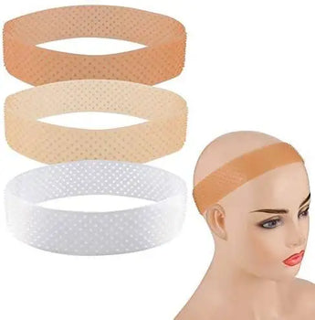silicone wig grip non-slip wig band set x3