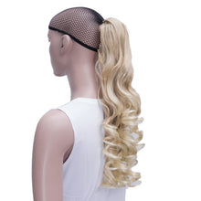 Load image into Gallery viewer, High Temperature 180g Long Curly Clip In Hair Extension Pony Tail Wig Store
