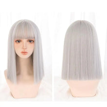 Load image into Gallery viewer, straight bob wig with bangs
