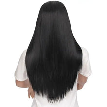 Load image into Gallery viewer, straight ombre 24 inch heat resistant cosplay wig #1b / 26inches / canada
