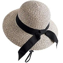 Load image into Gallery viewer, sun shade straw beach hat
