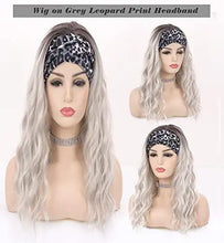 Load image into Gallery viewer, synthetic 20 inch wavy headband wig
