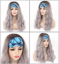 Load image into Gallery viewer, synthetic 20 inch wavy headband wig
