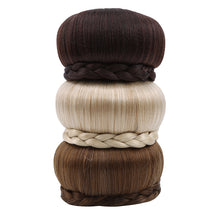 Load image into Gallery viewer, Synthetic Braided Hair Bun Hairpiece Wig Store
