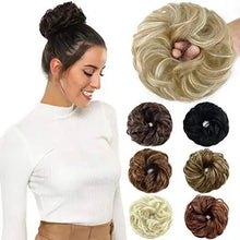 Load image into Gallery viewer, synthetic hair bun chignon
