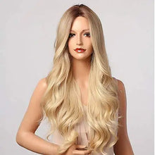 Load image into Gallery viewer, trianne extra long high temperature wig with waves
