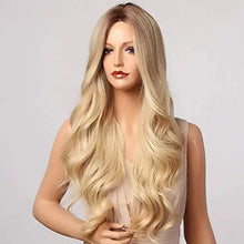 Load image into Gallery viewer, trianne extra long high temperature wig with waves
