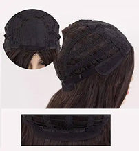 Load image into Gallery viewer, wavy long synthetic wig with center part
